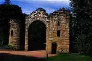 Ruined gate to viaduct