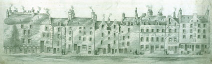 Butcher Row - Drawing by C. S. Lawson (Lamb Collection No. B16)