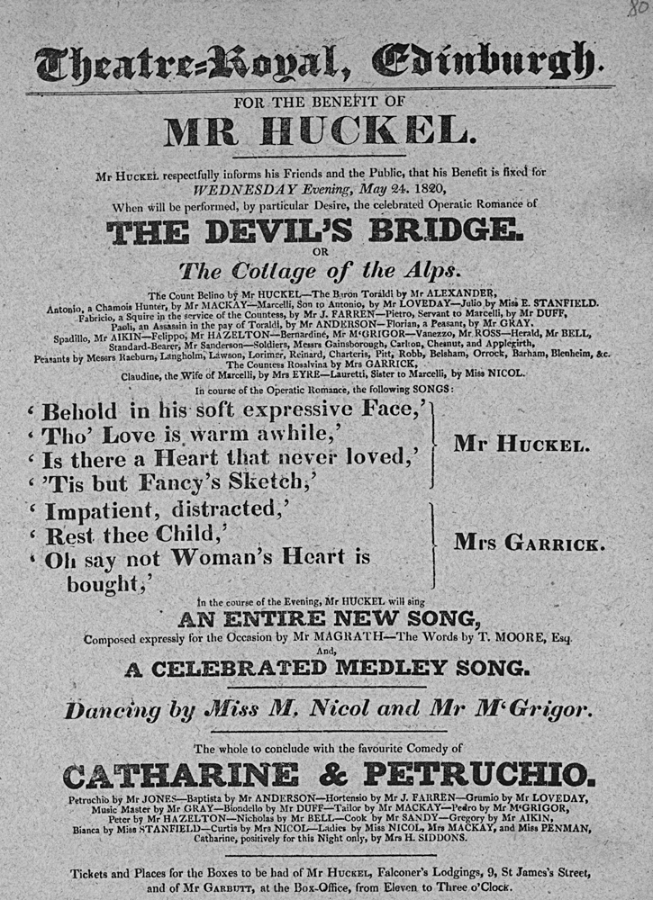 The Devil's Bridge; or, The Cottage of the Alps