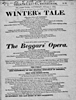 Playbill advertising a performance of A Winter's Tale at the Theatre Royal, Edinburgh :click to view larger image