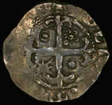 Reverse of coin minted at Berwick