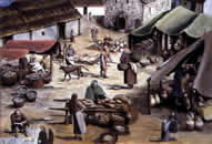 Market scene