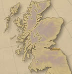 Location of Edinburgh Castle