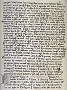 Page from the Orkneyinga Saga