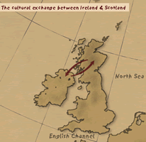 Exchange between Scotland and Ireland