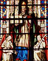 Detail showing Saint Giles.