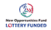 New Opportunities Fund logo, lottery funded. Click to visit website.