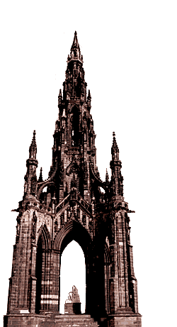 A recent photograph of the Scott Monument