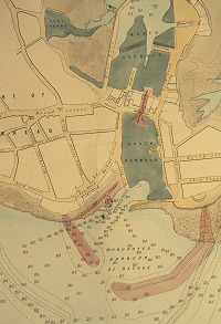  Plan relating to the development of a harbour of safety at Peterhead, 1847 