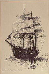  Picture of 'Terra Nova' whaling ship in ice 