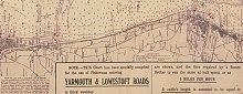 Chart of Yarmouth used by Arbroath fisherman, 1920