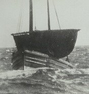 Zulu fishing boat dipping lugsail, c1900