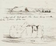 Illustration from whaling diary of 1831