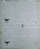 Example of page from log for the Whale Ship 'Chieftain' of Kirkcaldy from 1852