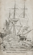 Ship at the Greenland Whale Fishing, around 1800