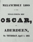  Title page of booklet about the loss of the 'Oscar' 