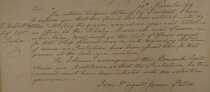 letter about a seaman claiming protection, 1813