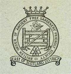  Insignia of the British Order of Ancient Free Gardeners' Friendly Society 