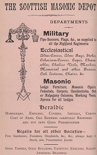  Advertisement for Jockel's Masonic Warehouse 