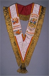  A collar used by the Independent Order of Rechabites (Salford Unity), Sir William St Clair Tent, No. 1887 