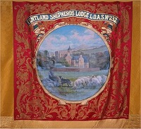  Banner of the Pentland Shepherds Lodge, No. 2323, Loyal Order of AncientShepherds 