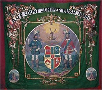  Banner of Court Juniper Bush, No. 5812, Ancient Order of Foresters 