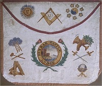  Dunbar Freemason's apron 