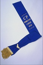  Sash of the Certified Primo of the Royal Antediluvian Order of Buffaloes, Honestas Lodge, No. 1838 