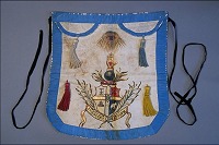  William Pringle's apron, Loyal Tyneside Lodge of Oddfellows 