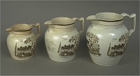  Set of jugs, Ancient Fraternity of Free Gardeners of East Lothian 