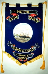  Banner of No 3 Branch Methil Co-operative Society Women's Guild, 1958 