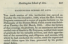  Report on the 10th session of Haddington School of Arts 