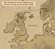 Map showing the route of Haakon IV of Norway to Largs for the battle of 1263