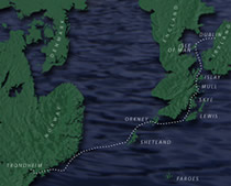 Norse trade route