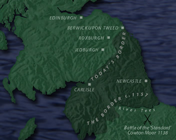 Scotland's border under David I