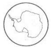Small outline map of the Antarctic