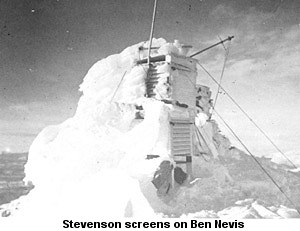 Stevenson Screens on Ben Nevis